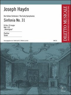 Sinfonie D-Dur Nr.31 Hob.I:31 für Orchester Partitur