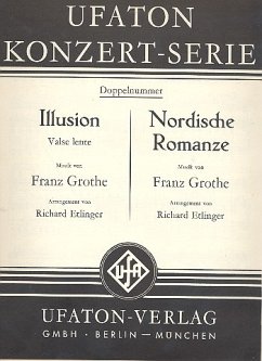 Cover Illusion und Nordische Romanze: für Salonorchester