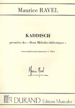 Kaddisch Mélodie hébraique pour piano