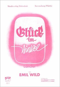 Cover Glück im Winkel Ländler für Akkordeon (mit 2. Stimme)