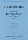 4 leichte Vortragsstücke op.22 für Violine und Klavier