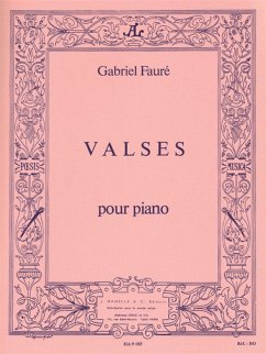 Cover Valses pour piano