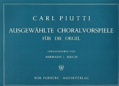 Cover Ausgewählte Choralvorspiele für Orgel