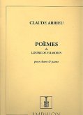 Poemes de Louise de Vilmorin pour chant et piano