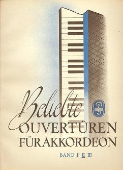 Cover Beliebte Ouvertüren Band 2 für Akkordeon