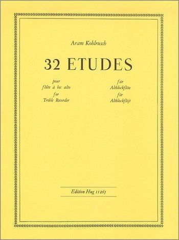 32 Etüden für Altblockflöte 32 Etüden für Altblockflöte