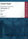 Sinfonie G-Dur Nr.27 Hob.I:27 für Orchester Partitur