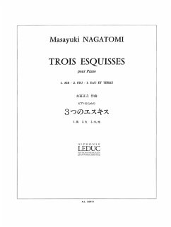 Cover 3 ESQUISSES POUR PIANO 1.AIR, 2.FEU, 3.EAU ET TERRE