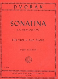 Cover Sonatina G major op.100 for violin and piano