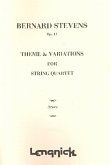 Theme and Variations op.11 for string quartet score Theme and Variations op.11 for string quartet score