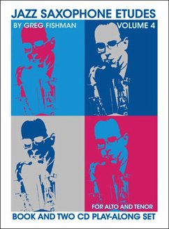 Cover Jazz Saxophon Etudes vol.4 (+2 CD's): for alto and tenor saxophone