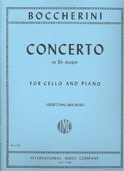 Concerto B flat major for violoncello and orchestra for cello and piano Concerto B flat major for violoncello and orchestra for cello and piano