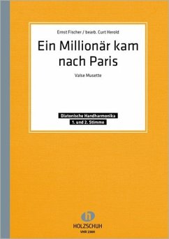 Cover EIN MILLIONAER KAM NACH PARIS FUER DIAT. HANDHARMONIKA (MIT 2. STIMME) HENNING, HORST-HEINZ, TEXT