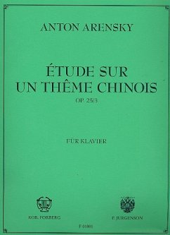 Cover Etude sur un thčme chinois op.25,3 für Klavier