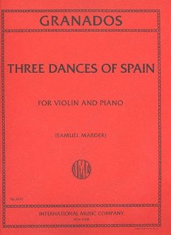 3 Dances of Spain for violin and piano Danzas Espagnolas
