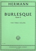 Burlesque op.9 for 3 violins parts