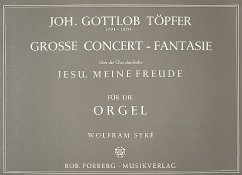 Cover Große Concert-Fantasie über Jesu meine Freude für Orgel