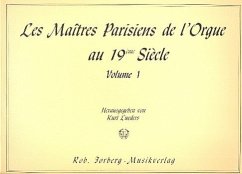 Cover Pariser Orgelmeister des 19. Jh. Band 1 Lueders, Kurt, Ed