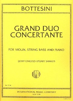 Cover Grand Duo concertant for violin, string bass and piano