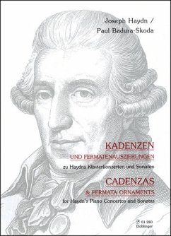 Cover Kadenzen und Fermatenauszierungen zu Haydns Klavierkonzerten und Sonaten für Klavier