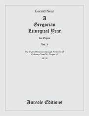 Cover A Gregorian Liturgical Year for Organ - Vol. 3
