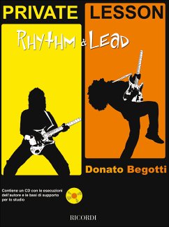 Cover D. Begotti Private Lesson: Rhythm + Lead Metodi E Studi Per Chitarra