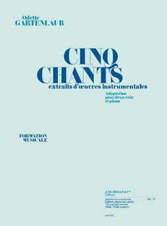 Cover 5 chants pour 2 voix et piano extraits d'oeuvres instrumentales