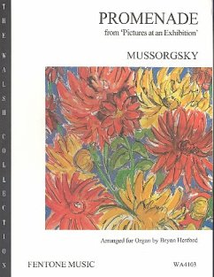 Cover Promenade from Pictures at an Exhibition for organ