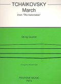 March from The Nutcracker for string quartet score and parts