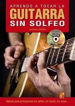 Cover Manuel Aguilera, Aprendo a Tocar la Guitarra Sin Solfeo Gitarre Buch + DVD