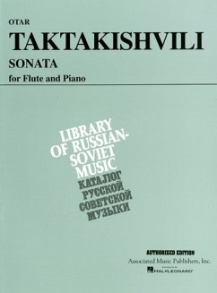 Cover Sonate für Flöte und Klavier