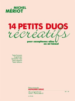 Cover 14 PETITS DUOS RECREATIFS POUR 2 SAXOPHONES ALTOS, 2 PARTITIONS