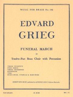 Cover Funeral March for brass instruments and drums score and parts