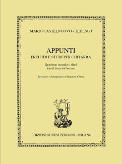 Cover Appunti op.210 vol.2,2 preludi e studi per chitarra
