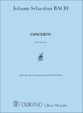 Concerto en re mineur BWV1052 pour piano etr orchestre 2 pianos