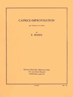 Cover Caprice-improvisation pour clarinette et piano