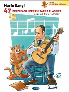 Cover Mario Gangi, 47 pezzi facili per chitarra classica Gitarre Buch + CD