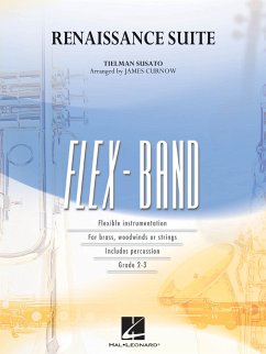 Tielman Susato, Renaissance Suite 5-Part Flexible Band and Opt. Strings Partitur + Stimmen