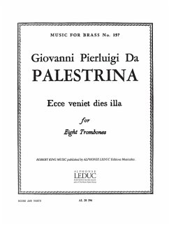 Cover Ecce veniet dies illa for 8 trombones score and parts