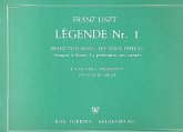 Legende Nr.1 für Orgel Vogelpredigt des Franz von Assisi Legende Nr.1 für Orgel Vogelpredigt des Franz von Assisi