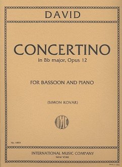 Cover Concertino op.12 for bassoon and piano