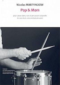 Cover Pop & Mom pour voix, caisse claire et percussion corporelle partition