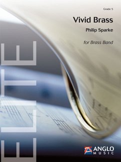 Cover Philip Sparke, Vivid Brass Brass Band Partitur + Stimmen