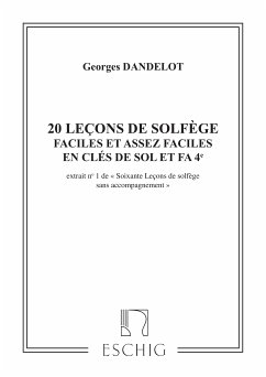 Cover Dandelot 60 Lecons N 1 Sans Acc Music Education