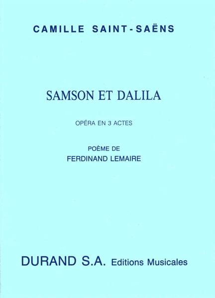 Samson et Dalila Libretto (fr)