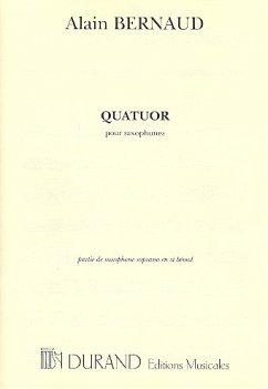 Quatuor pour saxophones saxophone soprano