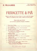 Francette et Pia no.1 pour piano