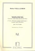 Nozani-na pour voix et piano Chanson typique bresilienne no.2