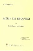 Messe de Requiem pour soli, choeur mixte et orchestre partition de choeur