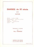 Danses du 18e sičcle pour guitare